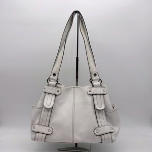 Tignanello Light Gray Shoulder Bag